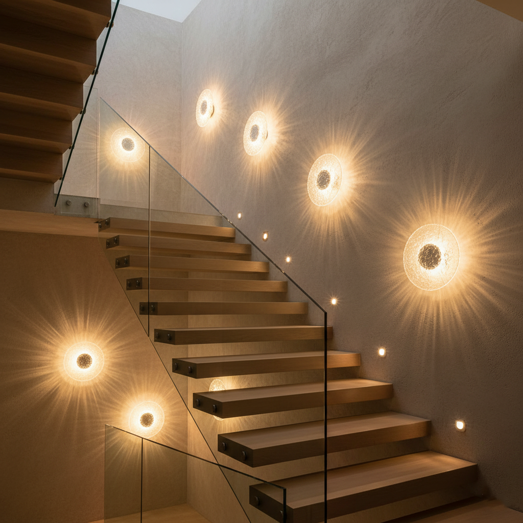 Casa Lumière Travertine Wandlamp van Acryl - Artistieke Sfeerverlichting Woonkamer, Slaapkamer & Hal