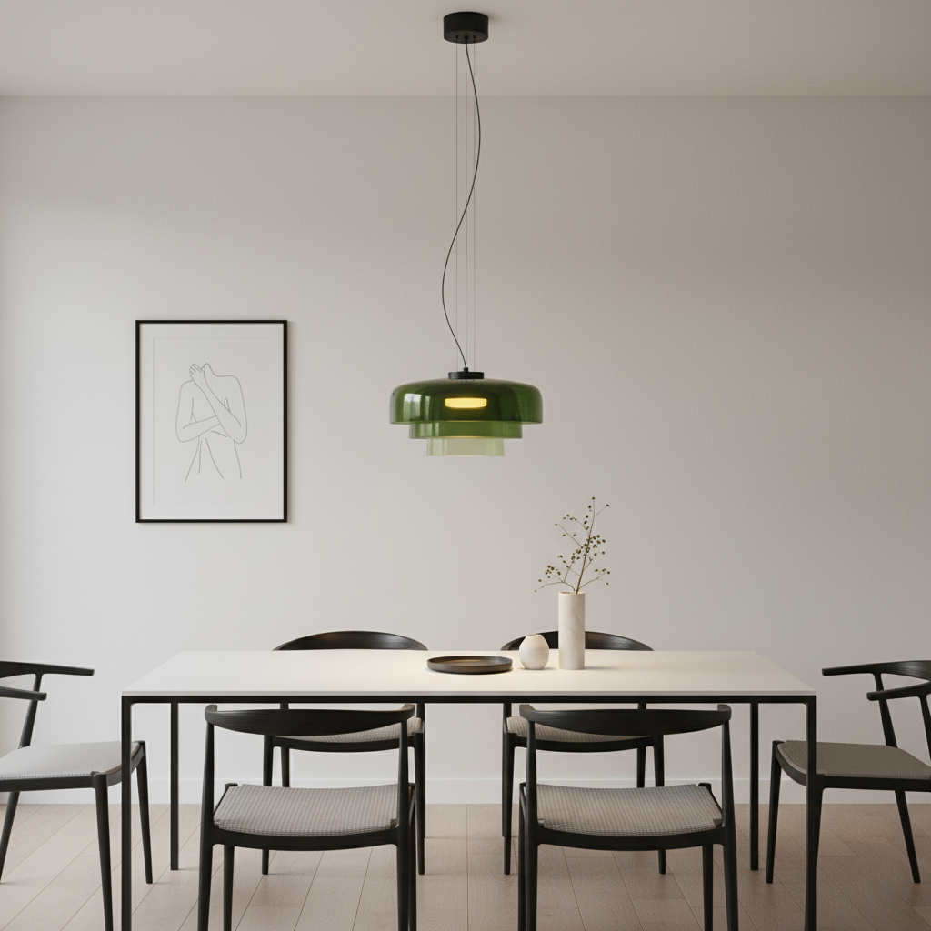 Casa Lumière Nordic Celestial Glazen Hanglamp - Warm Design Verlichting