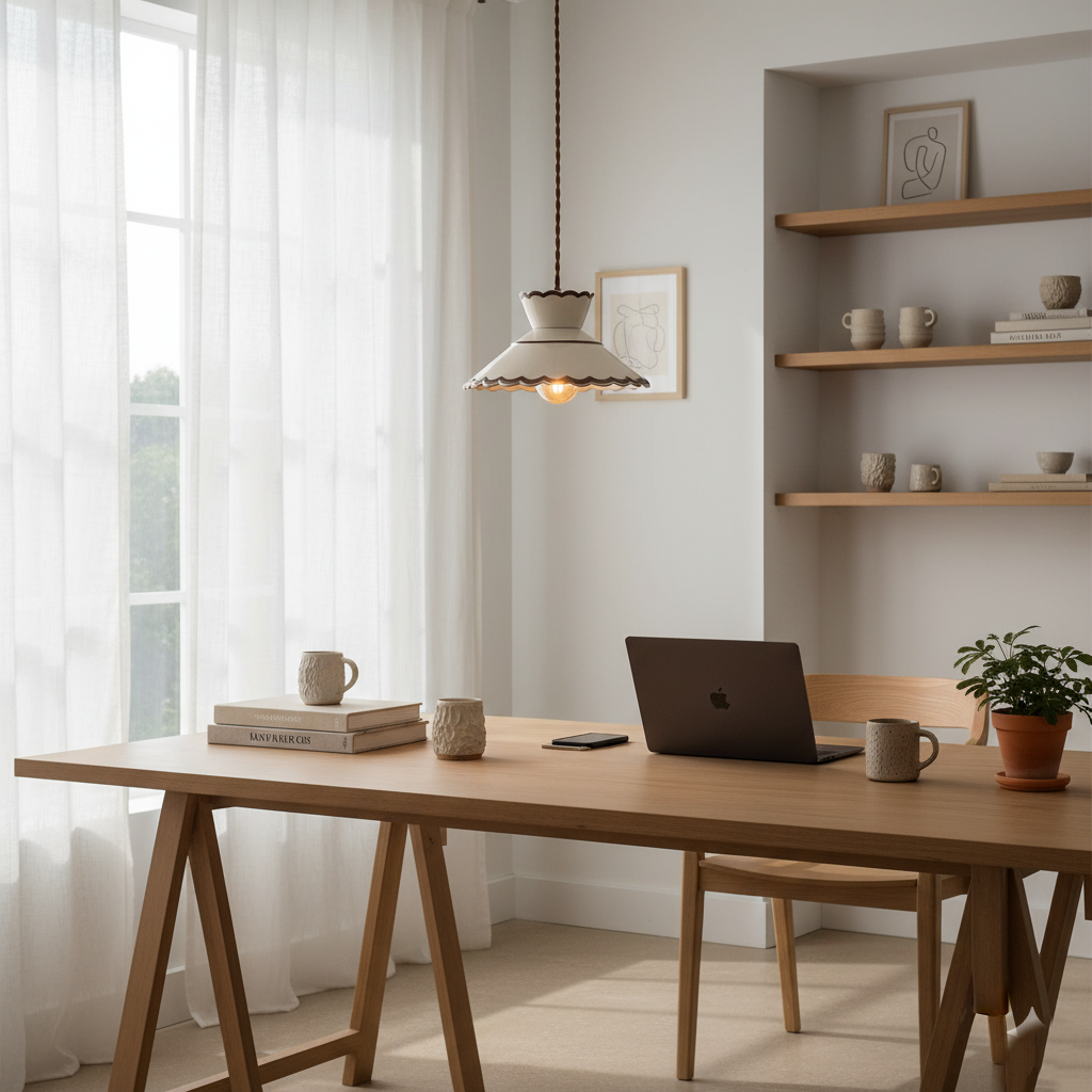 Casa Lumière Vintage Keramische Hanglamp - Klassieke Details