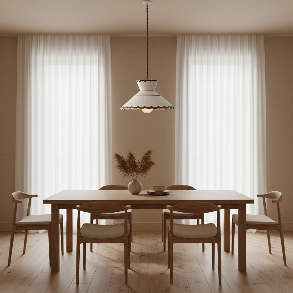 Casa Lumière Vintage Keramische Hanglamp - Klassieke Details