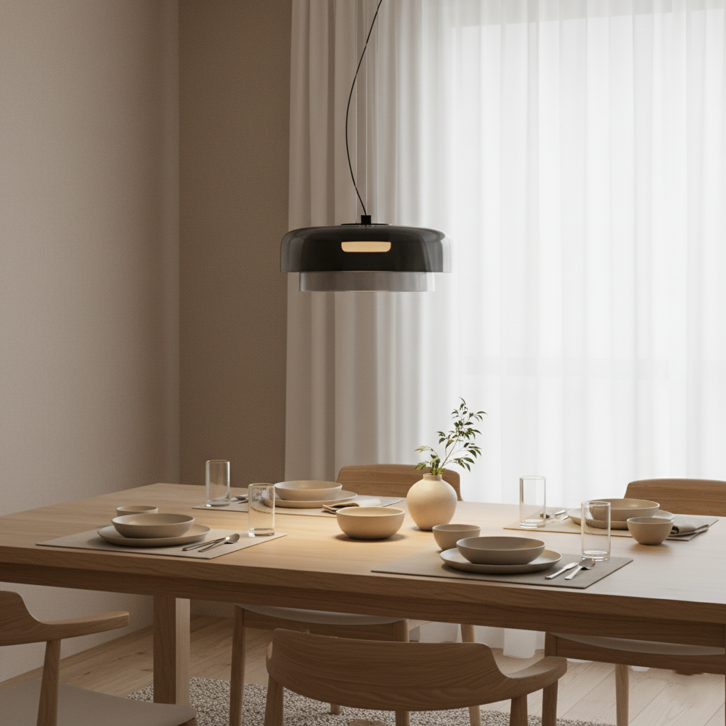 Casa Lumière Nordic Celestial Glazen Hanglamp - Warme Design Lamp Sfeerverlichting