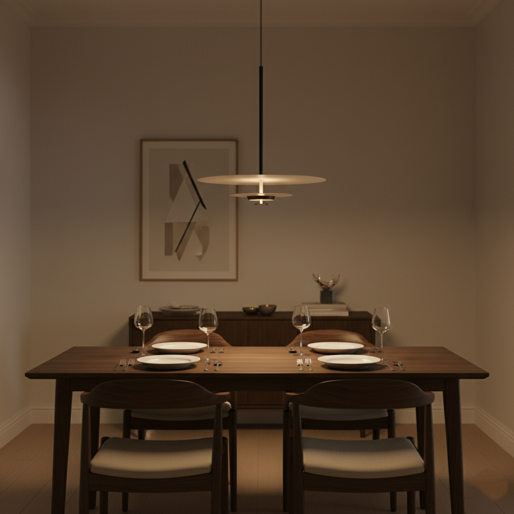 Casa Lumière Nordic Minimalist LED Hanglamp - Rond Design