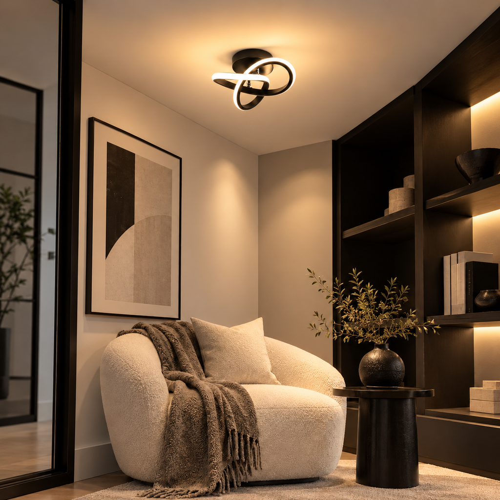 Moderne Metalen Plafondlamp - Design Lamp voor Hal, Woonkamer, Slaapkamer