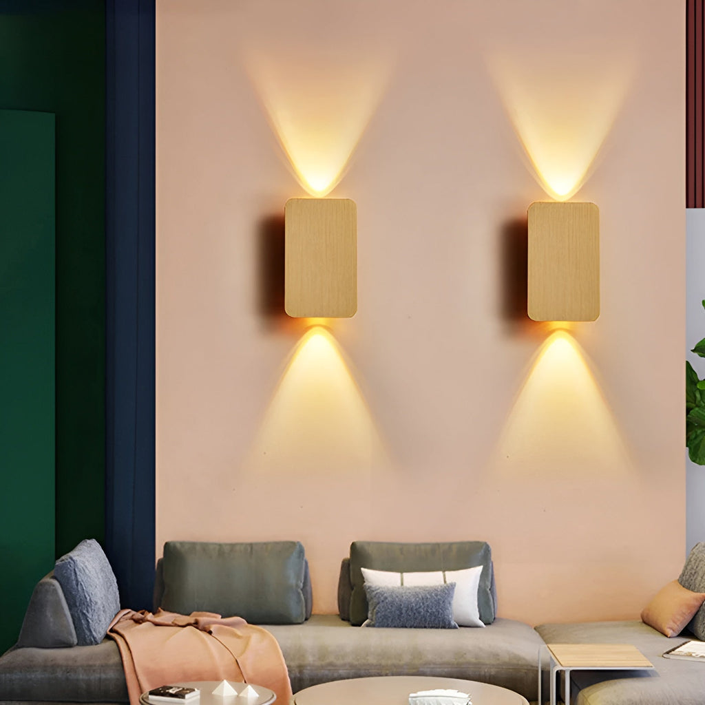 Casa Lumière Moderne Wandlamp - Dubbel Up & Down Licht & Warm Sfeervol Effect