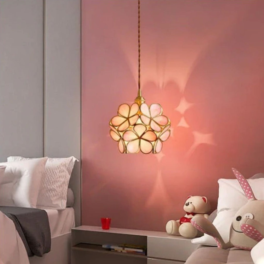 Casa Lumière Flower Hanglamp - Bloemvorm Glas & Warm Elegant Licht