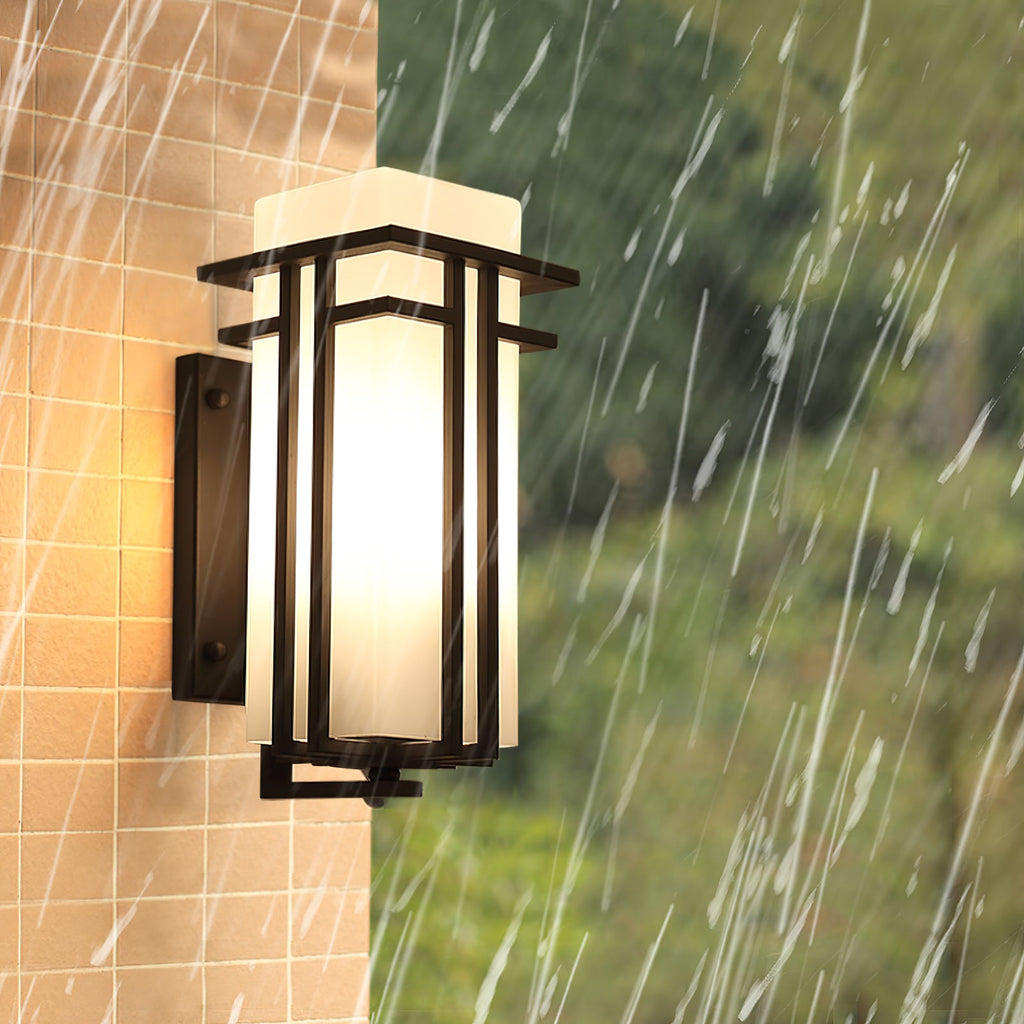 Casa Lumière Industriële Buiten Wandlamp van Glas – Weerbestendig & Tijdloos Design