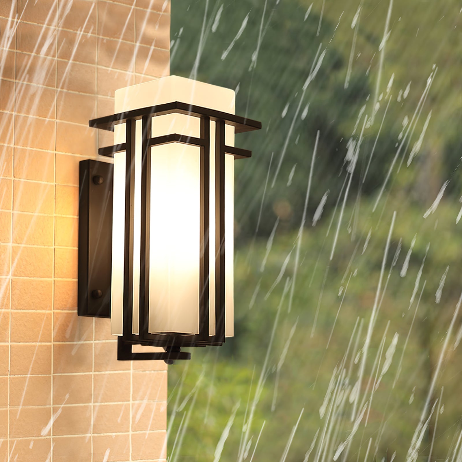 Casa Lumière Industriële Buiten Wandlamp van Glas – Weerbestendig & Tijdloos Design