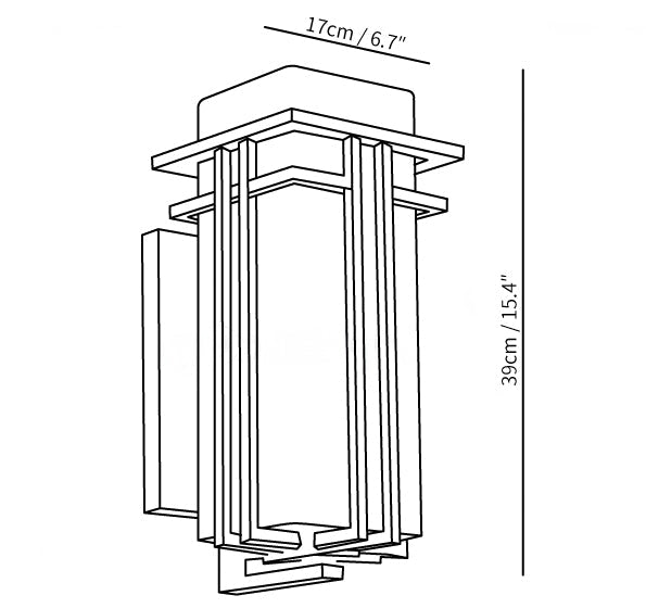 Casa Lumière Industriële Buiten Wandlamp van Glas – Weerbestendig & Tijdloos Design