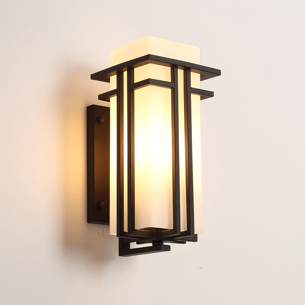 Casa Lumière Industriële Buiten Wandlamp van Glas – Weerbestendig & Tijdloos Design
