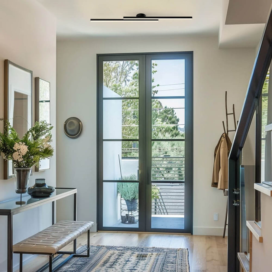 Casa Lumière Longstrip Plafondlamp - Moderne LED Plafondverlichting Zwart