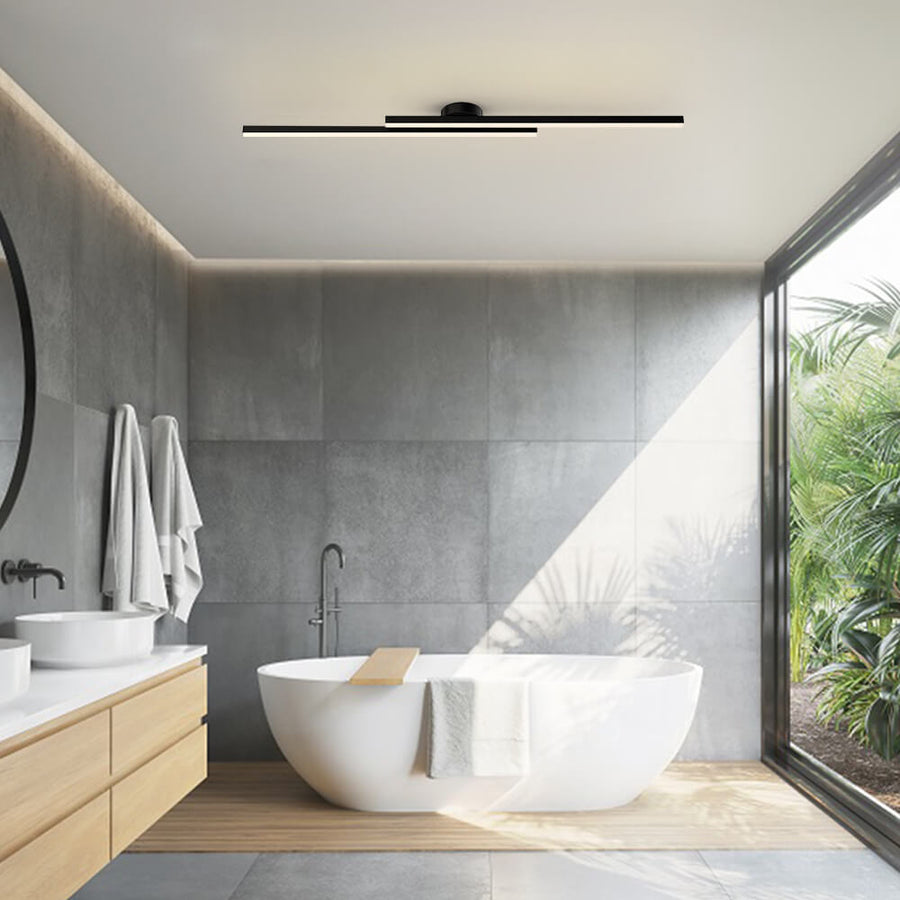 Casa Lumière Longstrip Plafondlamp - Moderne LED Plafondverlichting Zwart