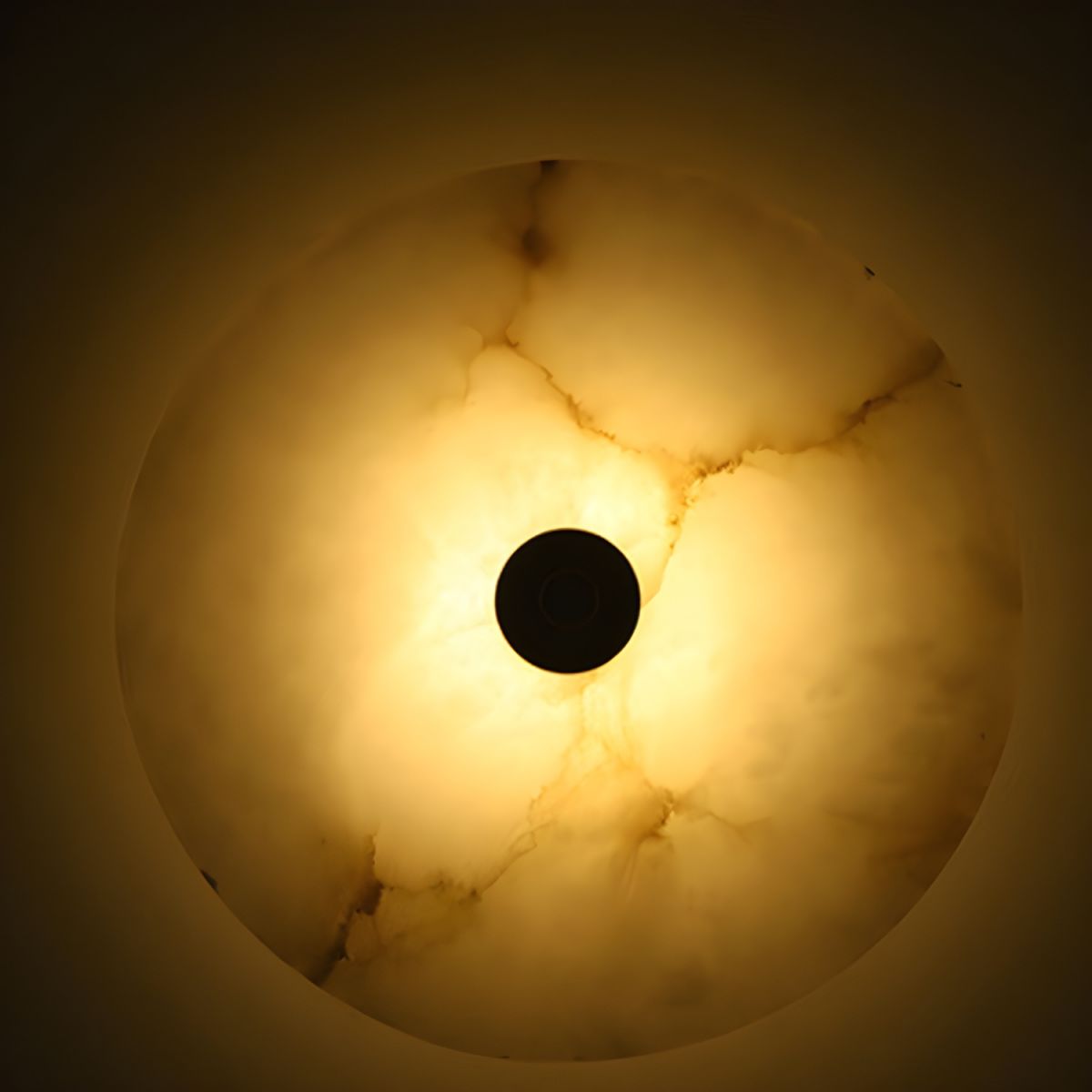 Casa Lumière Ronde Alabaster Wandlamp van Marmer - Sfeerverlichting met Warm Diffuus Licht