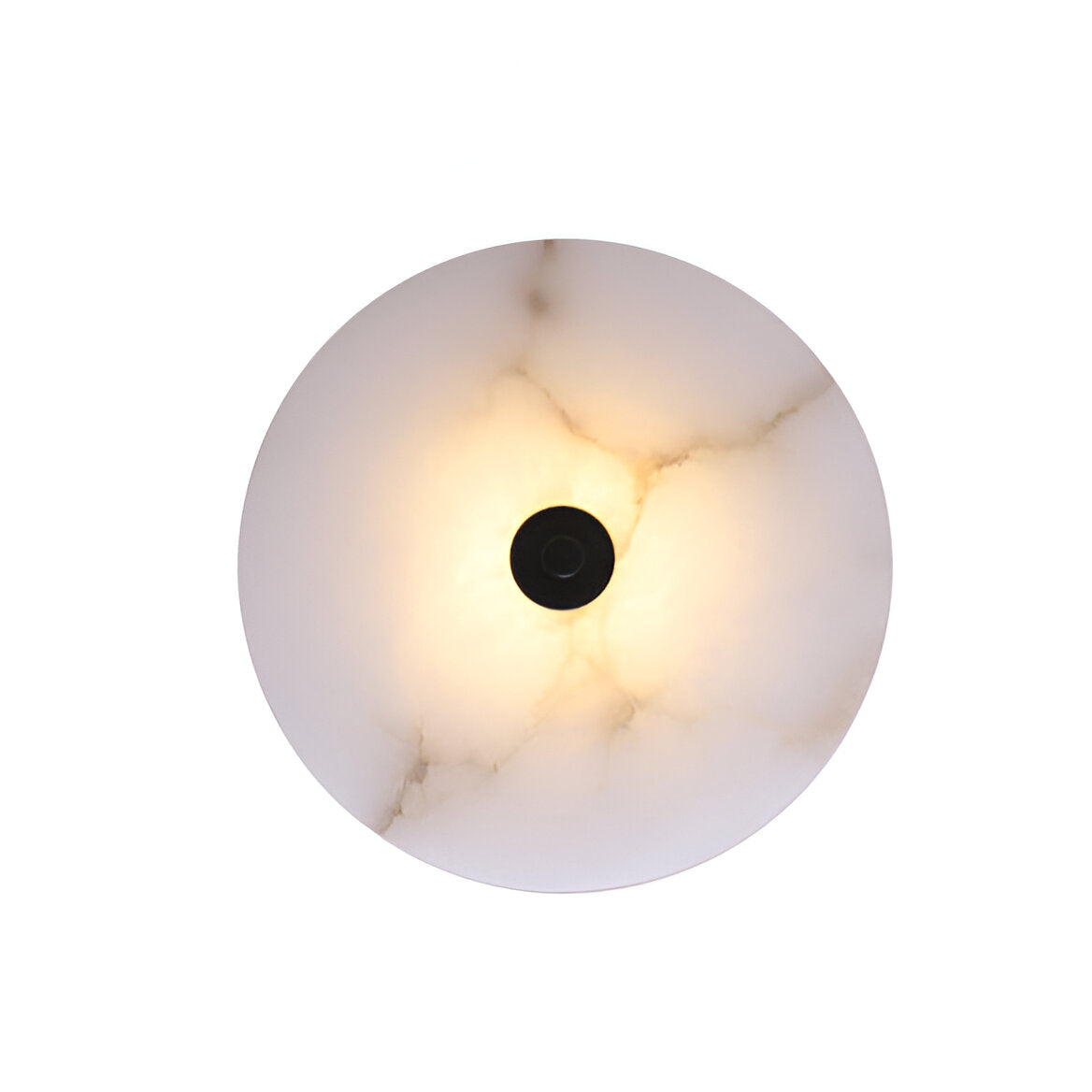 Casa Lumière Ronde Alabaster Wandlamp van Marmer - Sfeerverlichting met Warm Diffuus Licht