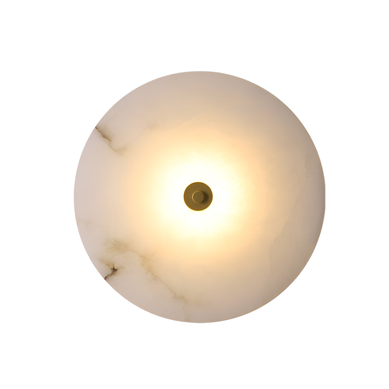 Casa Lumière Ronde Alabaster Wandlamp van Marmer - Sfeerverlichting met Warm Diffuus Licht