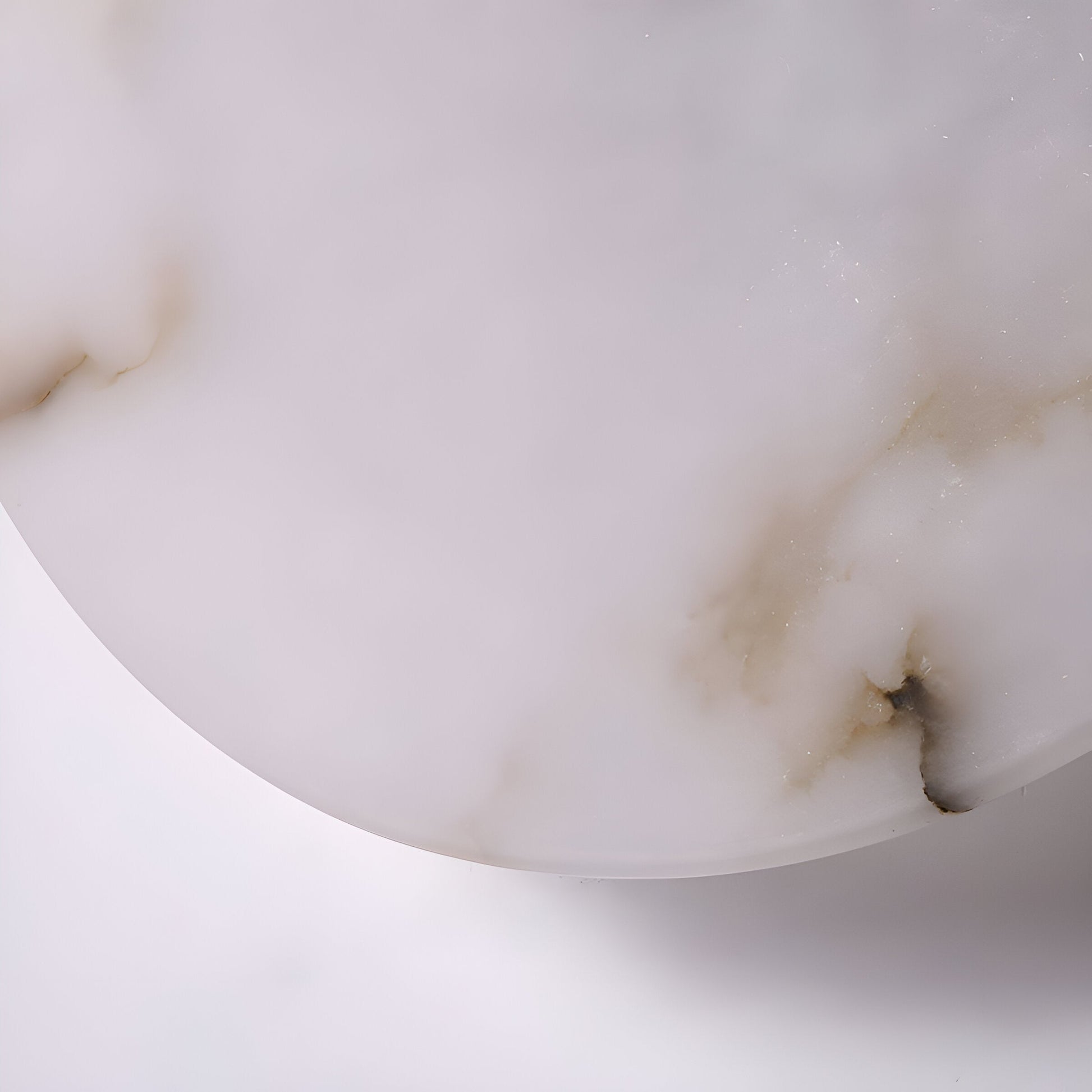 Casa Lumière Ronde Alabaster Wandlamp - Sfeerverlichting met Warm Diffuus Licht