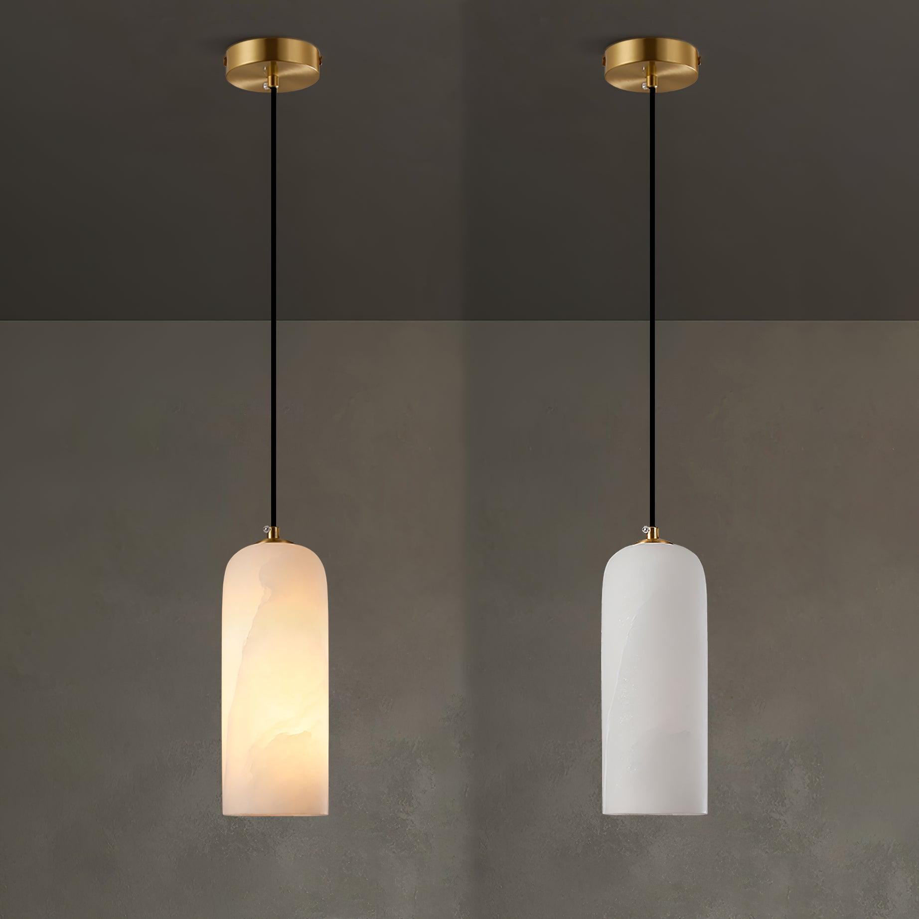 Casa Lumière Alabaster Hanglamp - Natuursteen Design Lamp Keuken, Eetkamer & Slaapkamer