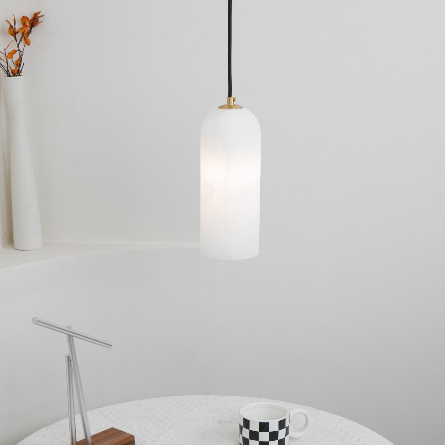 Casa Lumière Alabaster Hanglamp Monty – Sfeerverlichting Keuken, Eetkamer & Slaapkamer