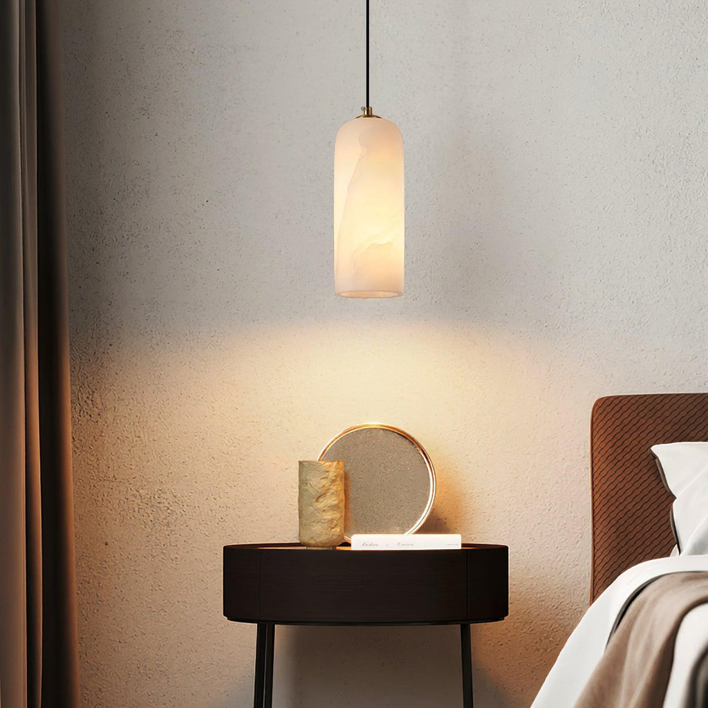 Casa Lumière Alabaster Hanglamp - Natuursteen Design Lamp Keuken, Eetkamer & Slaapkamer