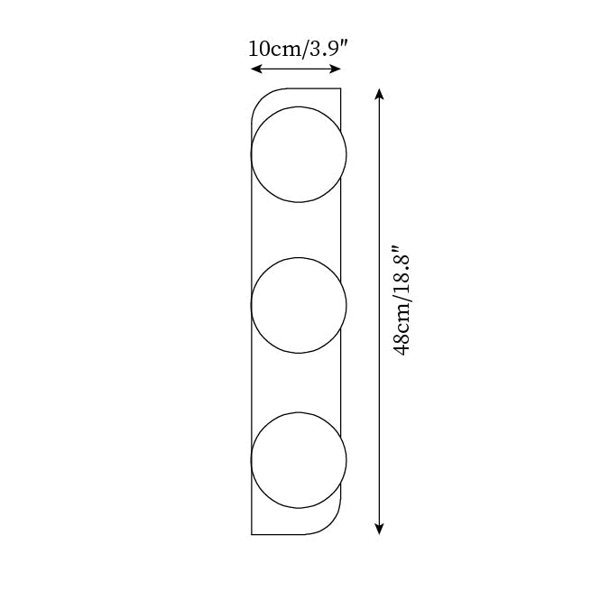 Casa Lumière Wandlamp Travertine Natuursteen - Ronde Design Lamp