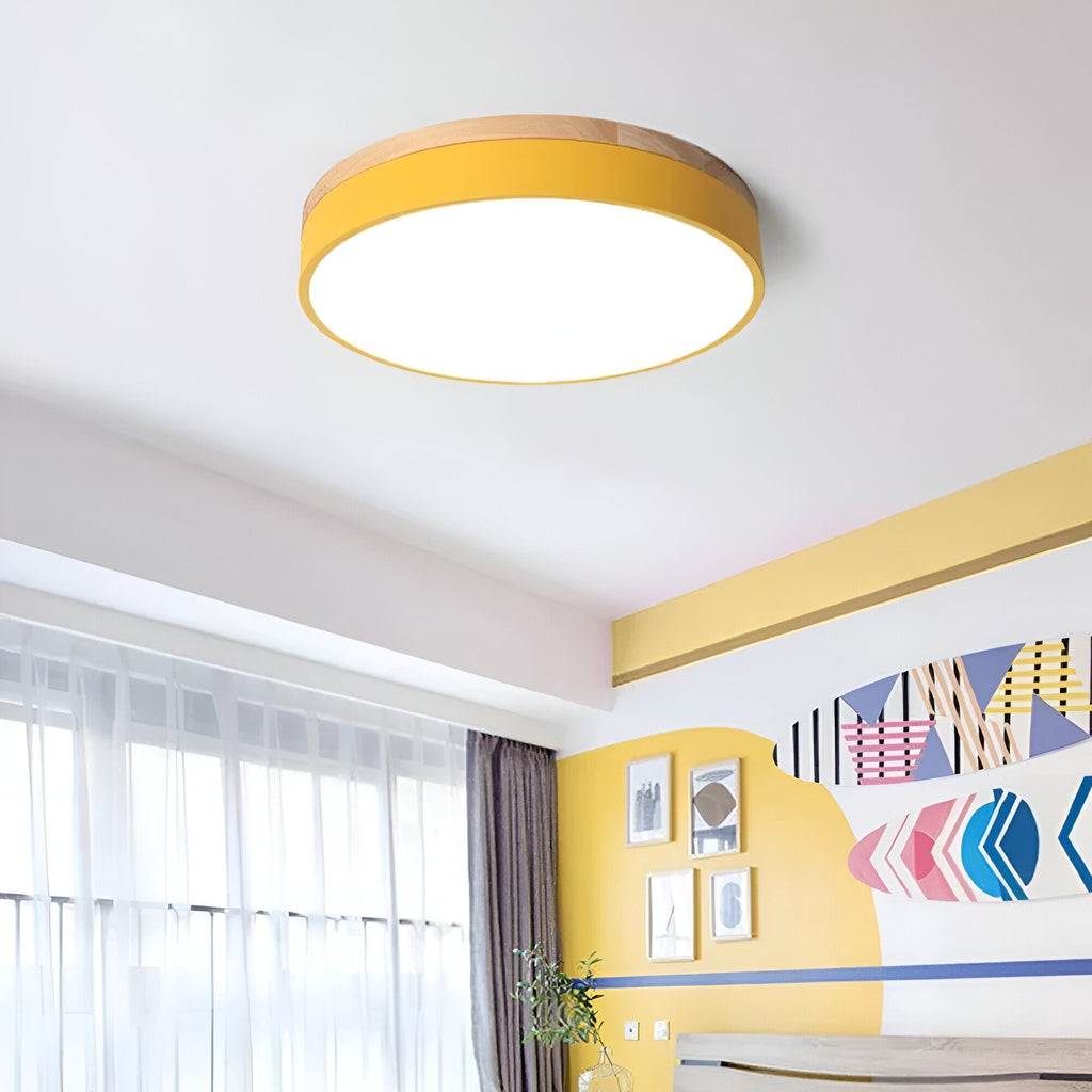 Casa Lumière Nordic Minimalistische LED Plafondlamp - Ronde Flush Mount met Acryl Design