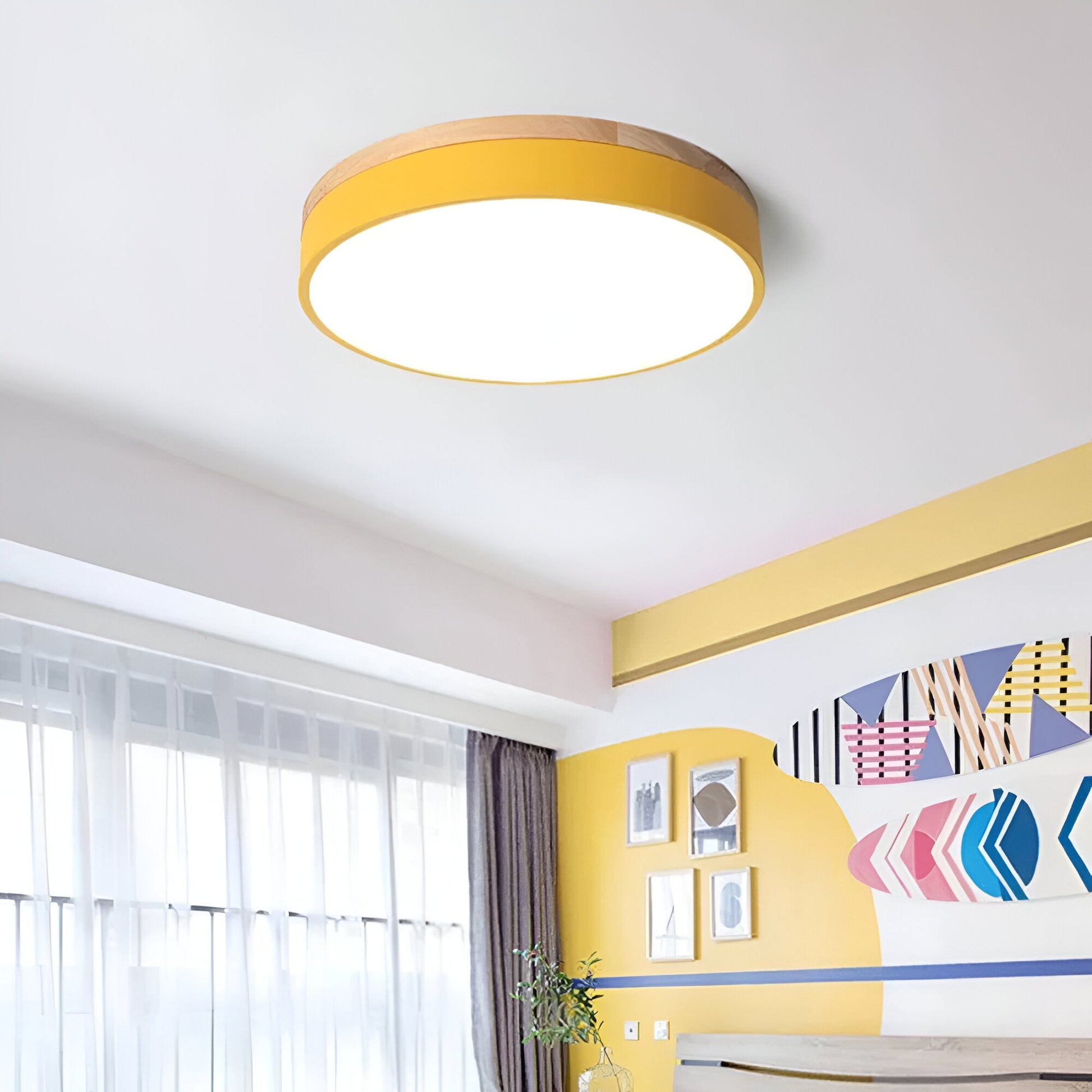 Casa Lumière Nordic Minimalistische LED Plafondlamp - Ronde Flush Mount met Acryl Design
