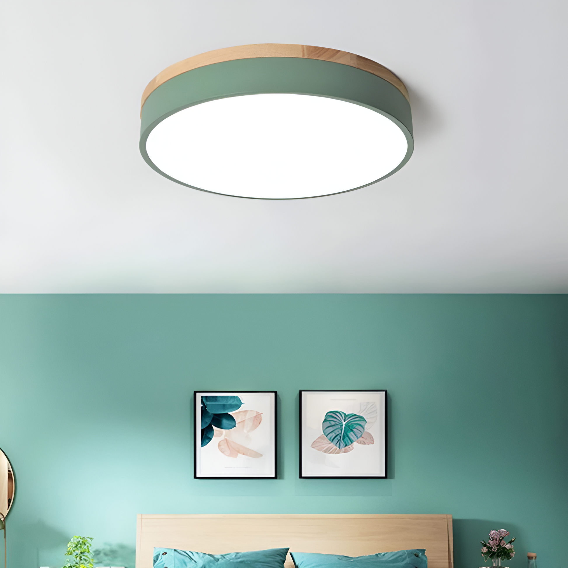 Casa Lumière Nordic Minimalistische LED Plafondlamp - Ronde Flush Mount met Acryl Design