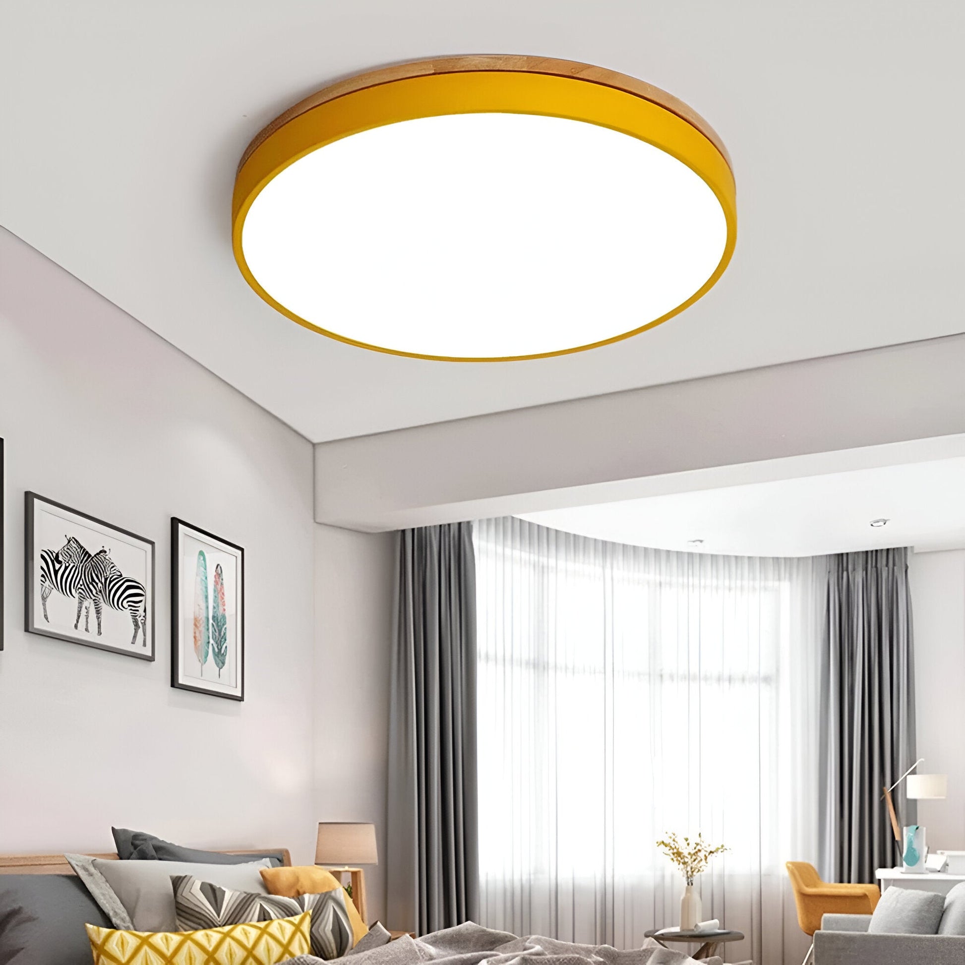 Casa Lumière Nordic Minimalistische LED Plafondlamp - Ronde Flush Mount met Acryl Design