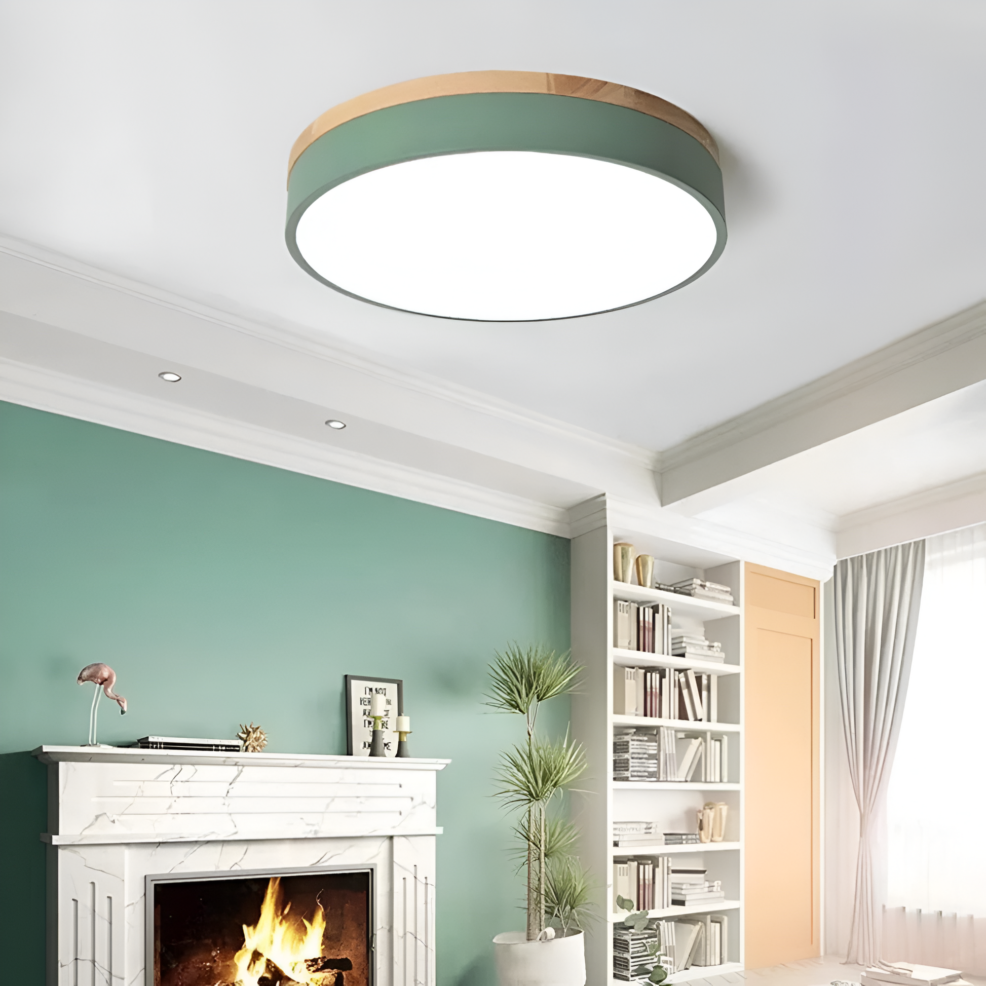 Casa Lumière Nordic Minimalistische LED Plafondlamp - Ronde Flush Mount met Acryl Design