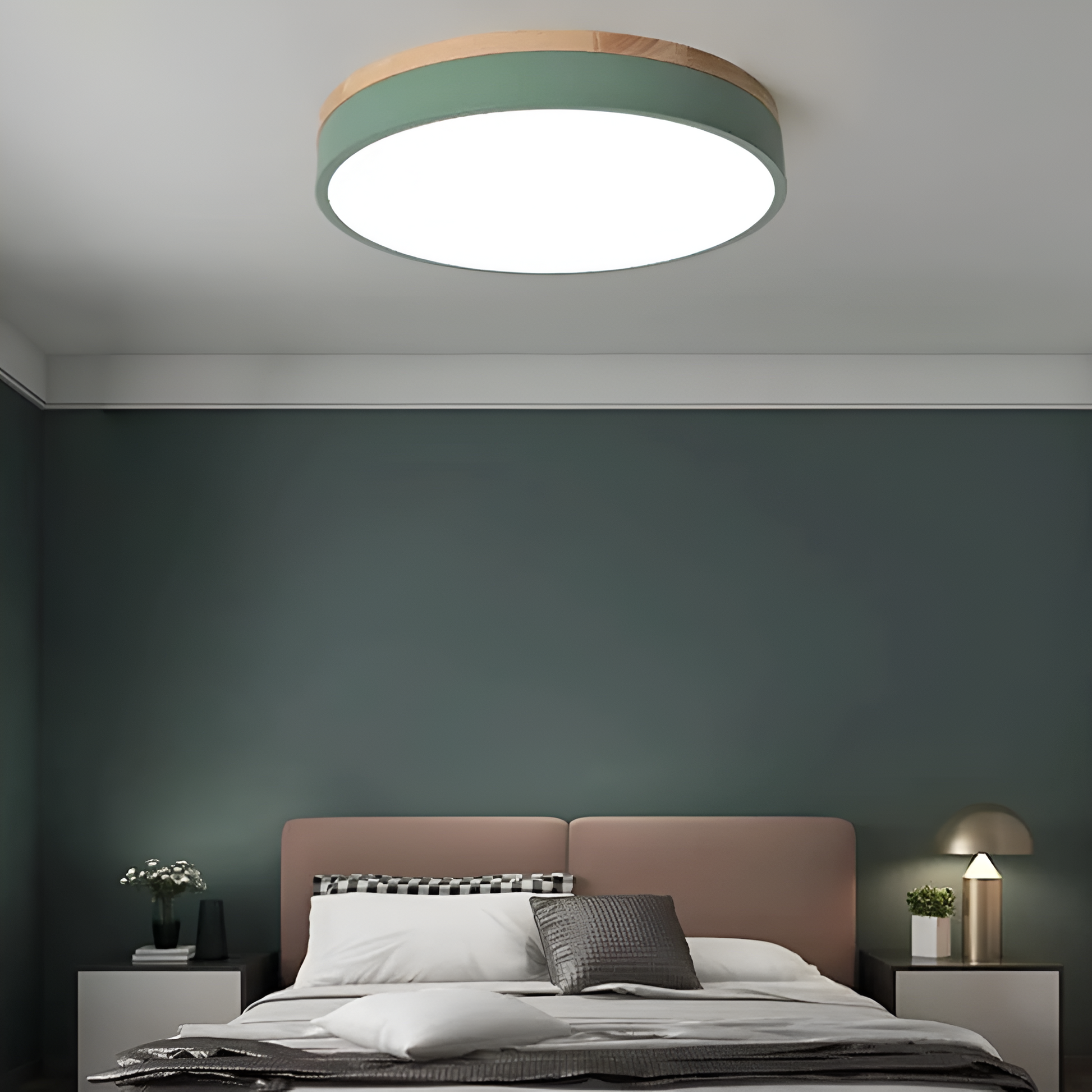 Casa Lumière Nordic Minimalistische LED Plafondlamp - Ronde Flush Mount met Acryl Design