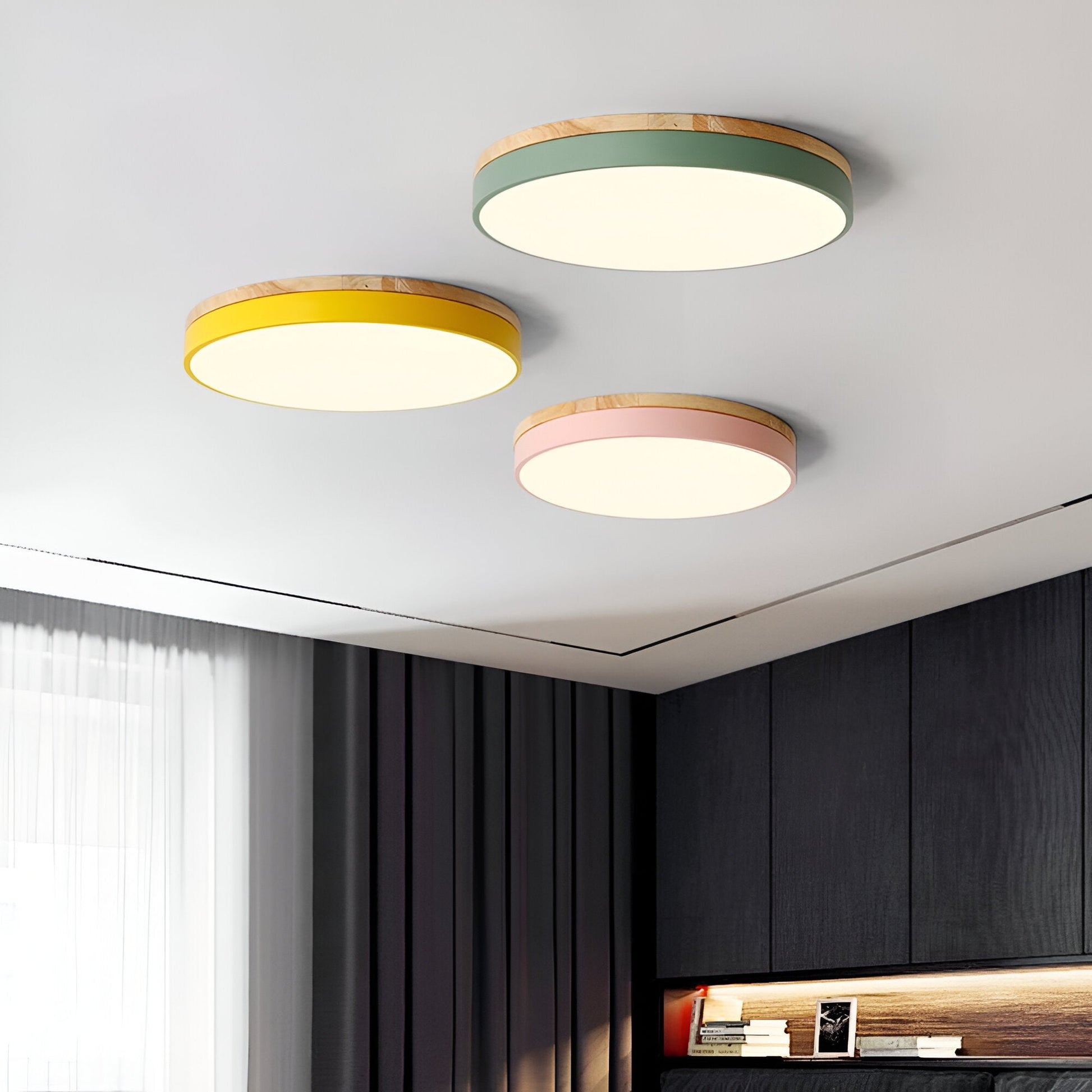 Casa Lumière Nordic Minimalistische LED Plafondlamp - Ronde Flush Mount met Acryl Design