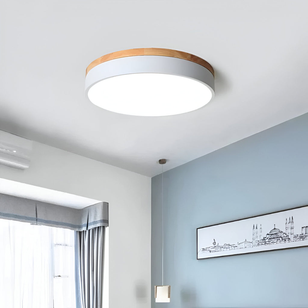 Casa Lumière Nordic Minimalistische LED Plafondlamp - Ronde Flush Mount met Acryl Design