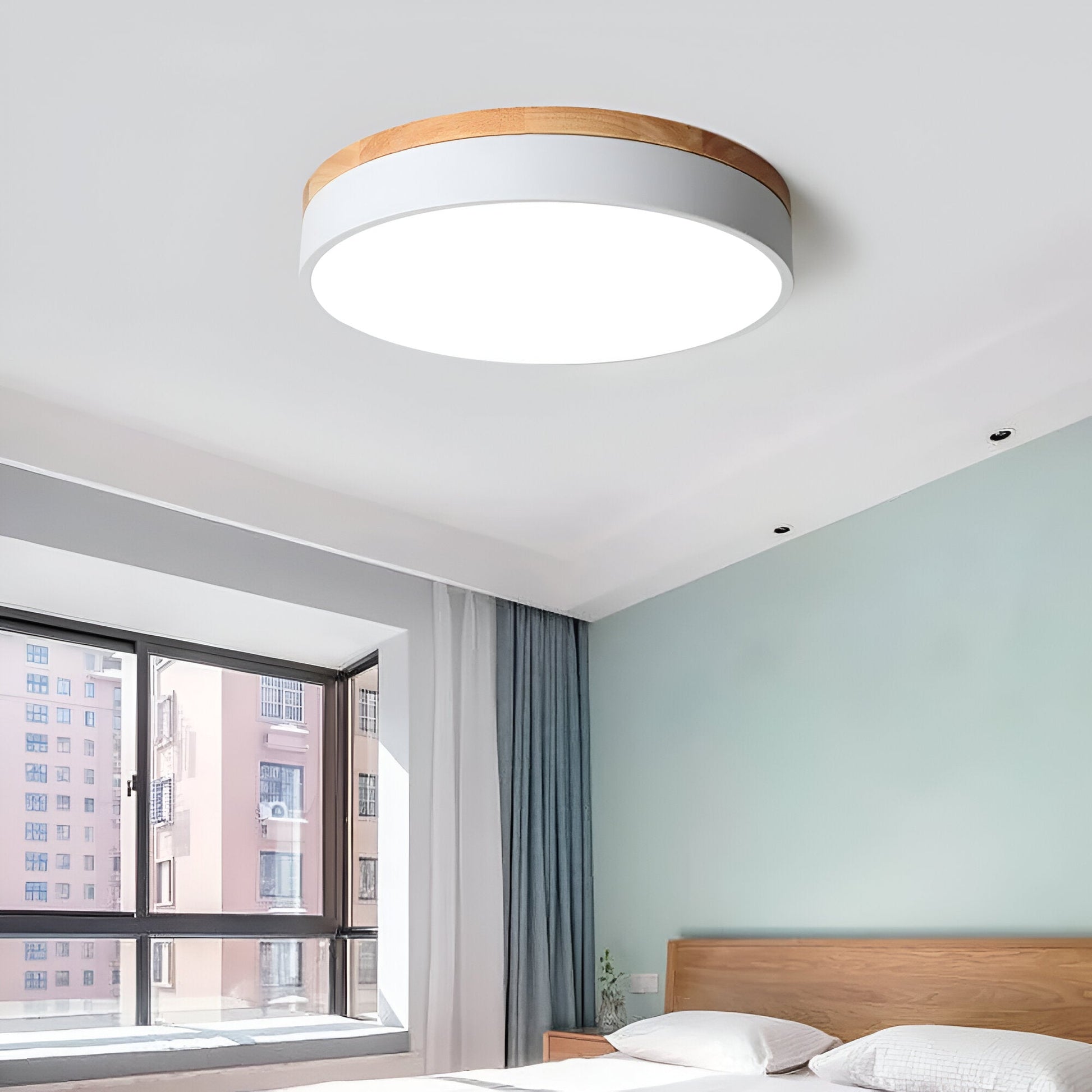Casa Lumière Nordic Minimalistische LED Plafondlamp - Ronde Flush Mount met Acryl Design