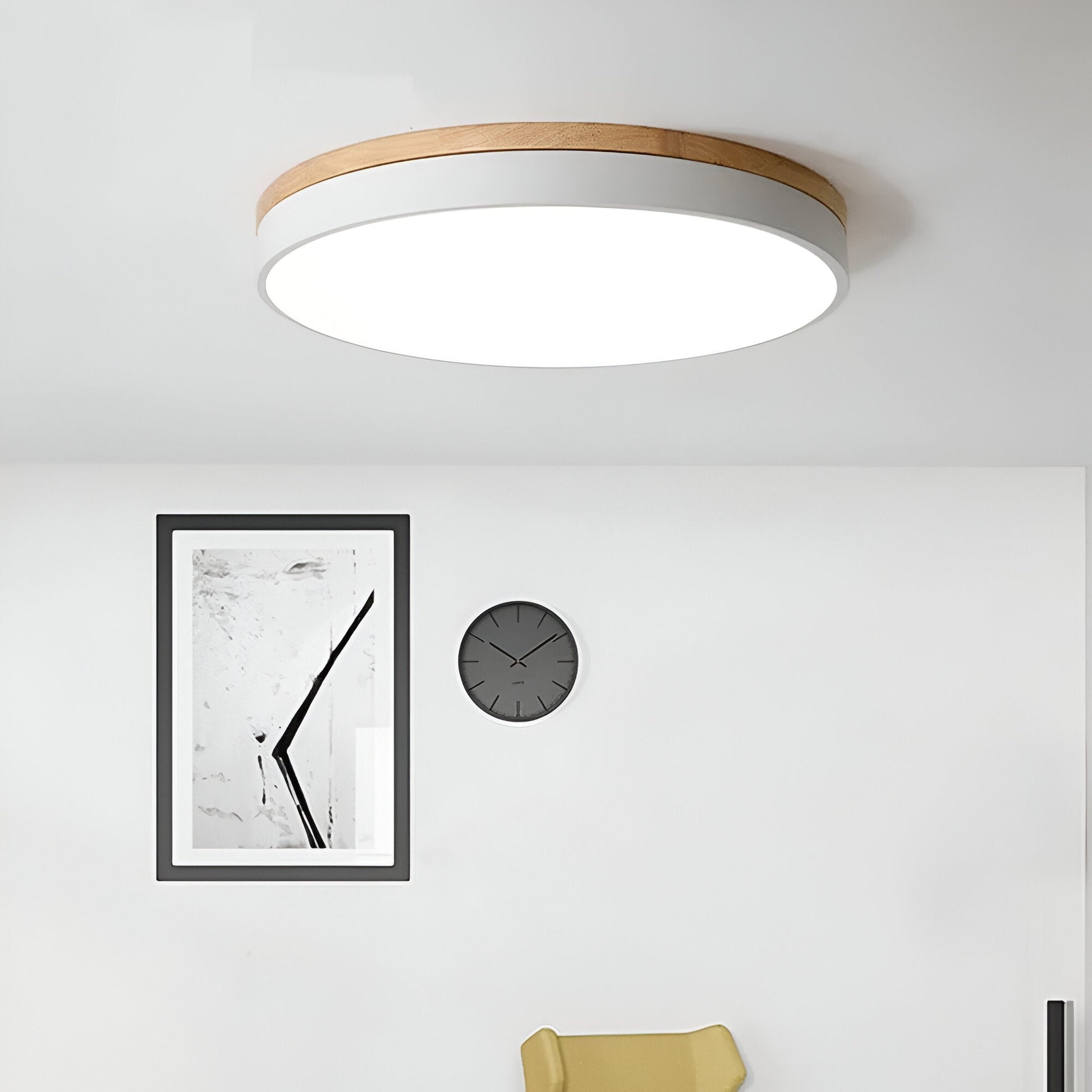 Casa Lumière Nordic Minimalistische LED Plafondlamp - Ronde Flush Mount met Acryl Design