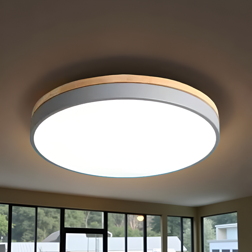 Casa Lumière Nordic Minimalistische LED Plafondlamp - Ronde Flush Mount met Acryl Design