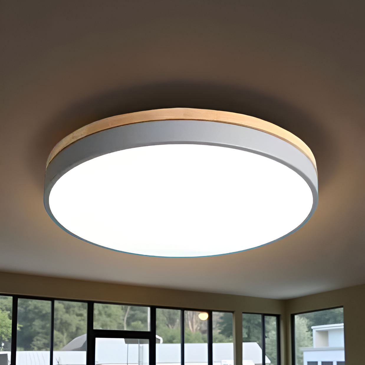 Casa Lumière Nordic Minimalistische LED Plafondlamp - Ronde Flush Mount met Acryl Design