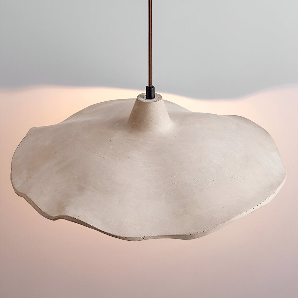 Casa Lumière Wabi-Sabi Bloemvormige Cement Hanglamp - Natuurlijk Materiaal & Zacht Diffuus Licht