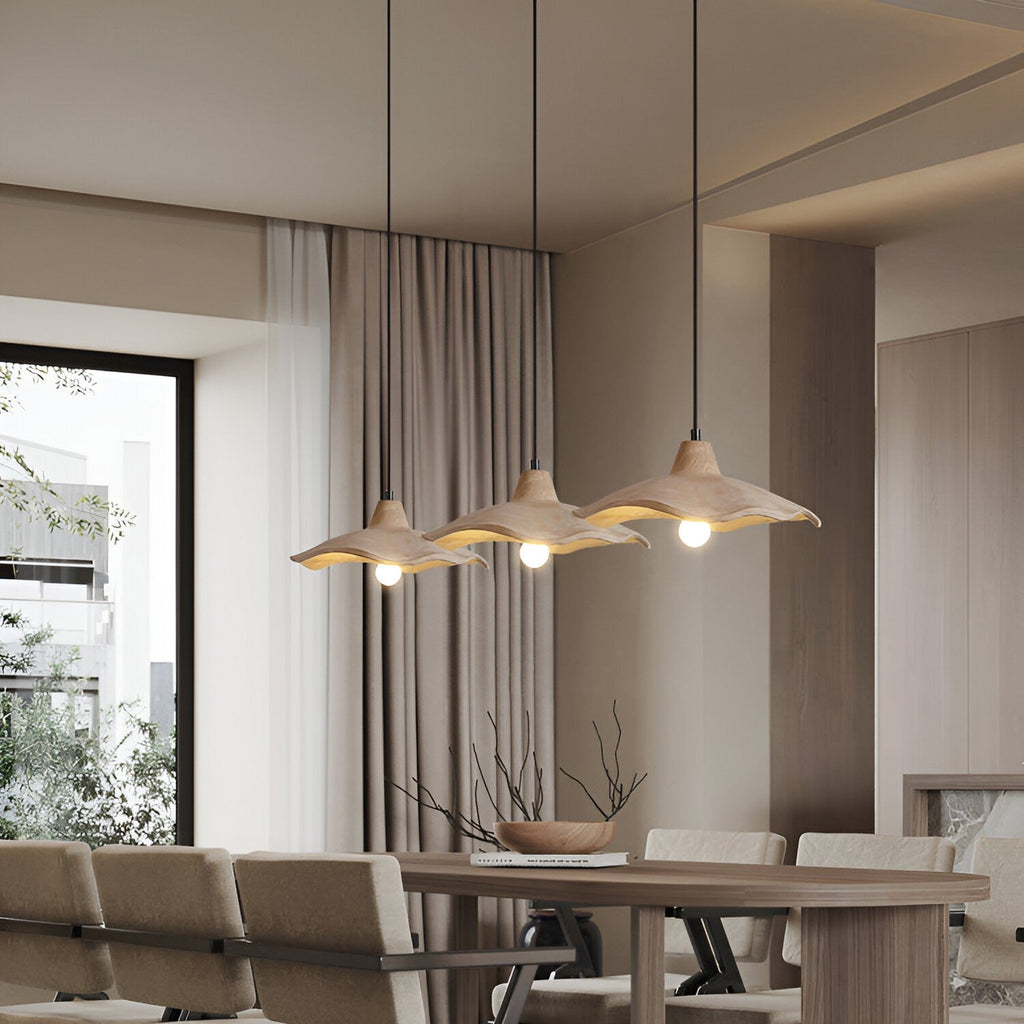 Casa Lumière Wabi-Sabi Bloemvormige Cement Hanglamp - Natuurlijk Materiaal & Zacht Diffuus Licht