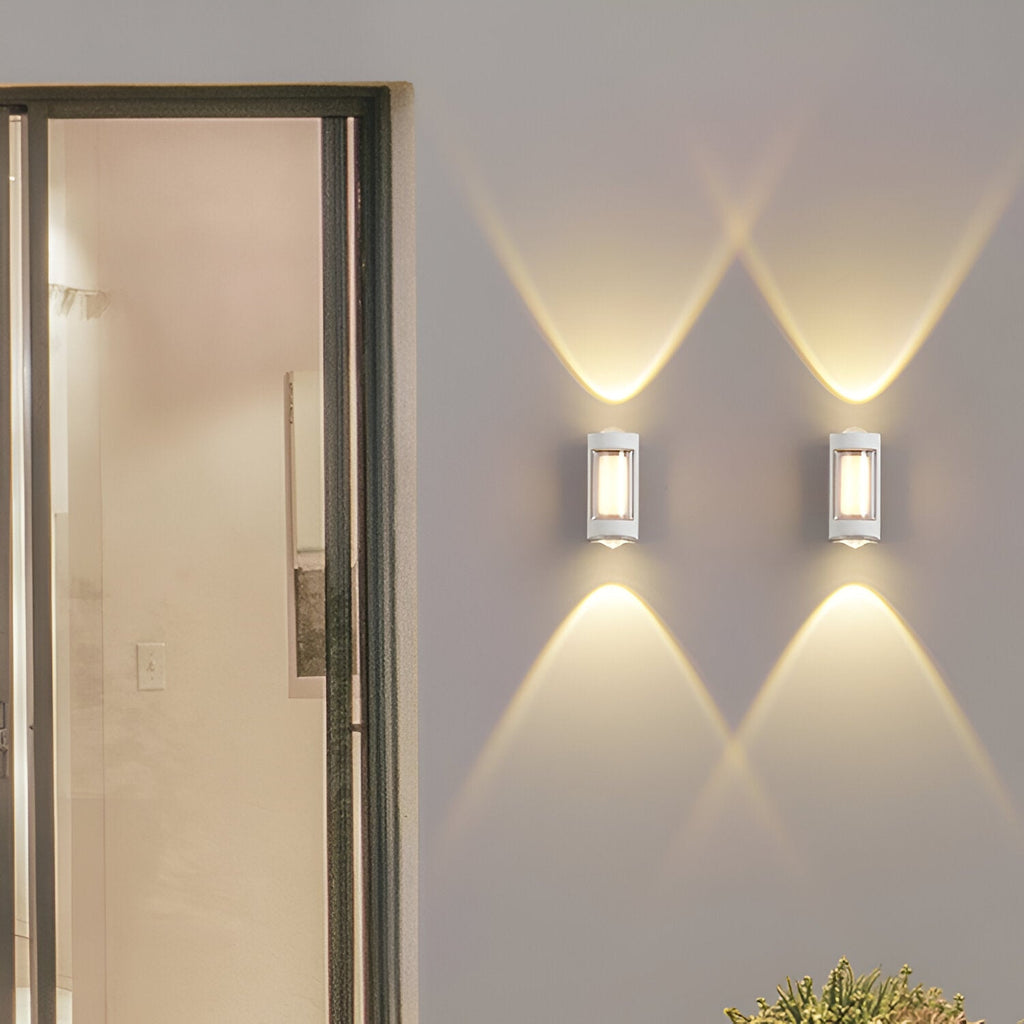 Casa Lumière Nordic Up Down Outdoor Wandlamp - Waterdichte Minimalistische LED Buitenverlichting