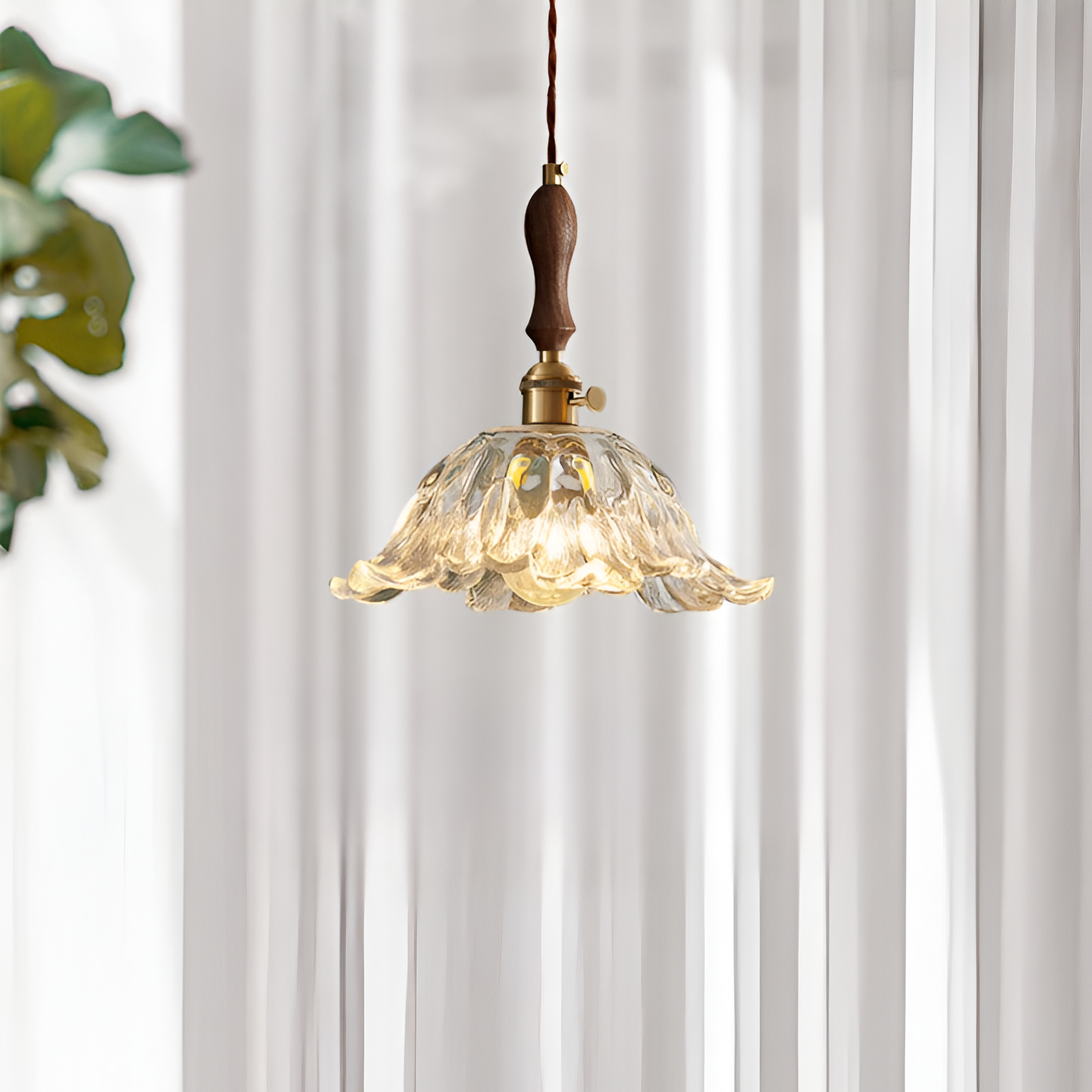 Casa Lumière Retro Franse Glazen Hanglamp - Sfeervol Licht & Klassiek Design