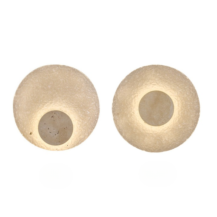 Casa Lumière Travertine Wandlamp van Acryl - Artistieke Sfeerverlichting Woonkamer, Slaapkamer & Hal