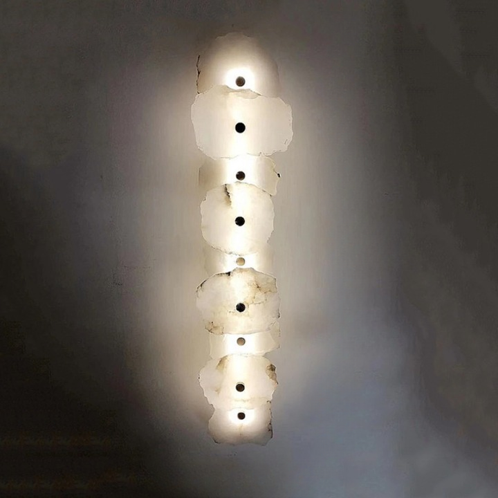 Casa Lumière Organische Marmeren Wandlamp - Zachte Lichtgloed Design Verlichting