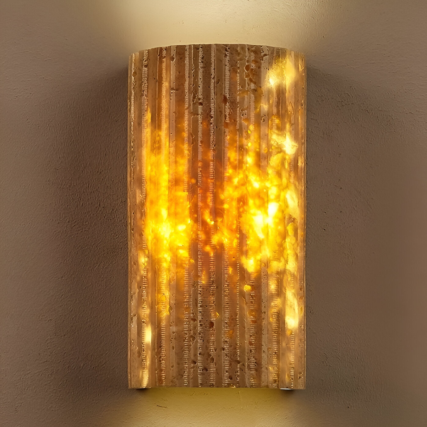 Casa Lumière Travertine Outdoor Wandlamp - Luxe Buitenverlichting
