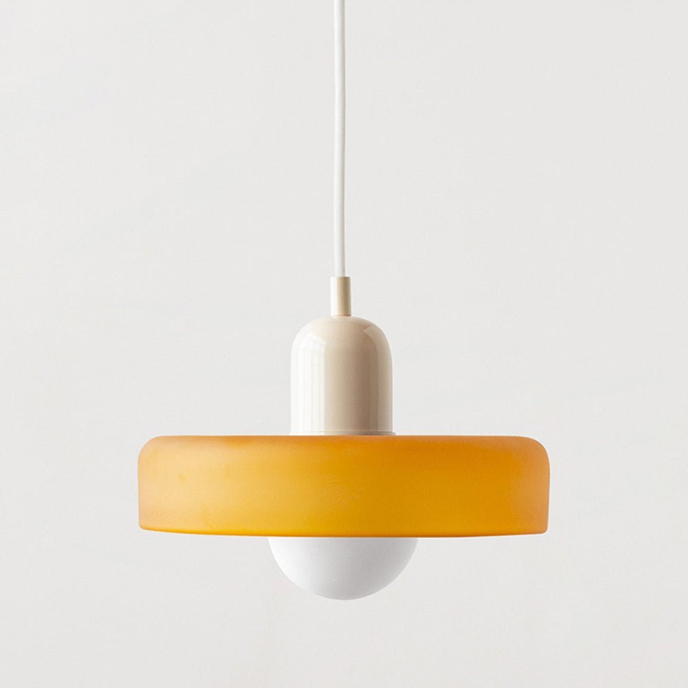 Casa Lumière Bauhaus hanglamp- Gekleurd Glas met Modern Design