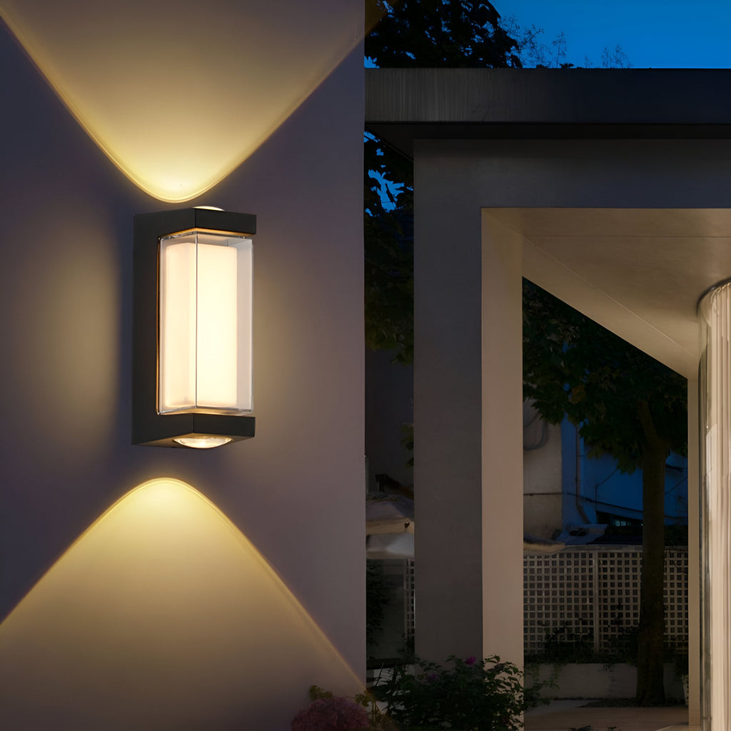 Casa Lumière Nordic Up Down Outdoor Wandlamp - Waterdichte Minimalistische LED Buitenverlichting