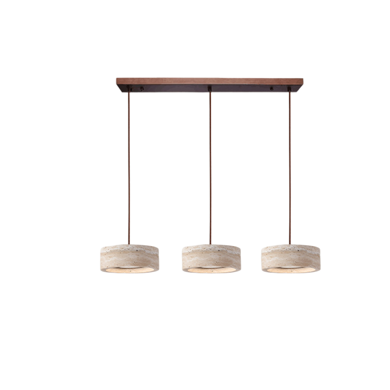 Casa Lumière Wabi-Sabi Travertine Hanglamp - Natuursteen Design Lamp