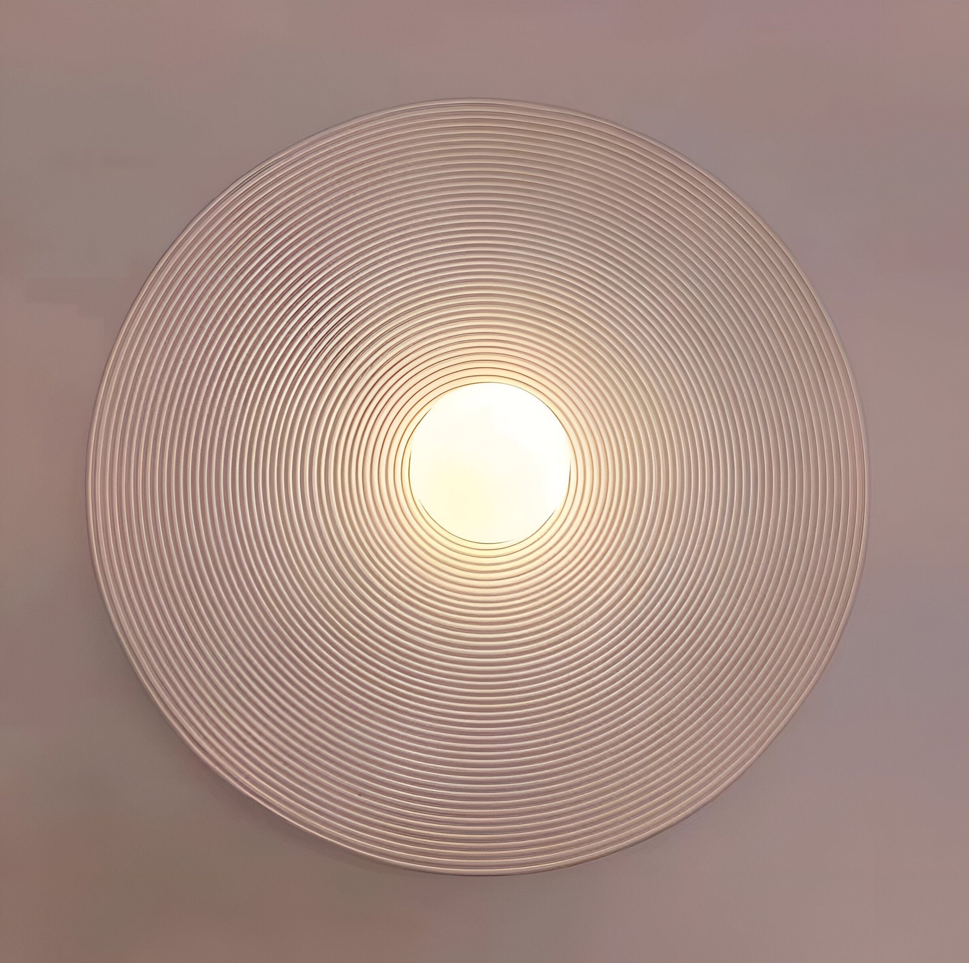 Casa Lumière Retro Ceramic Japandi Wandlamp - Rond Design, Resin Afwerking & Zacht LED Licht