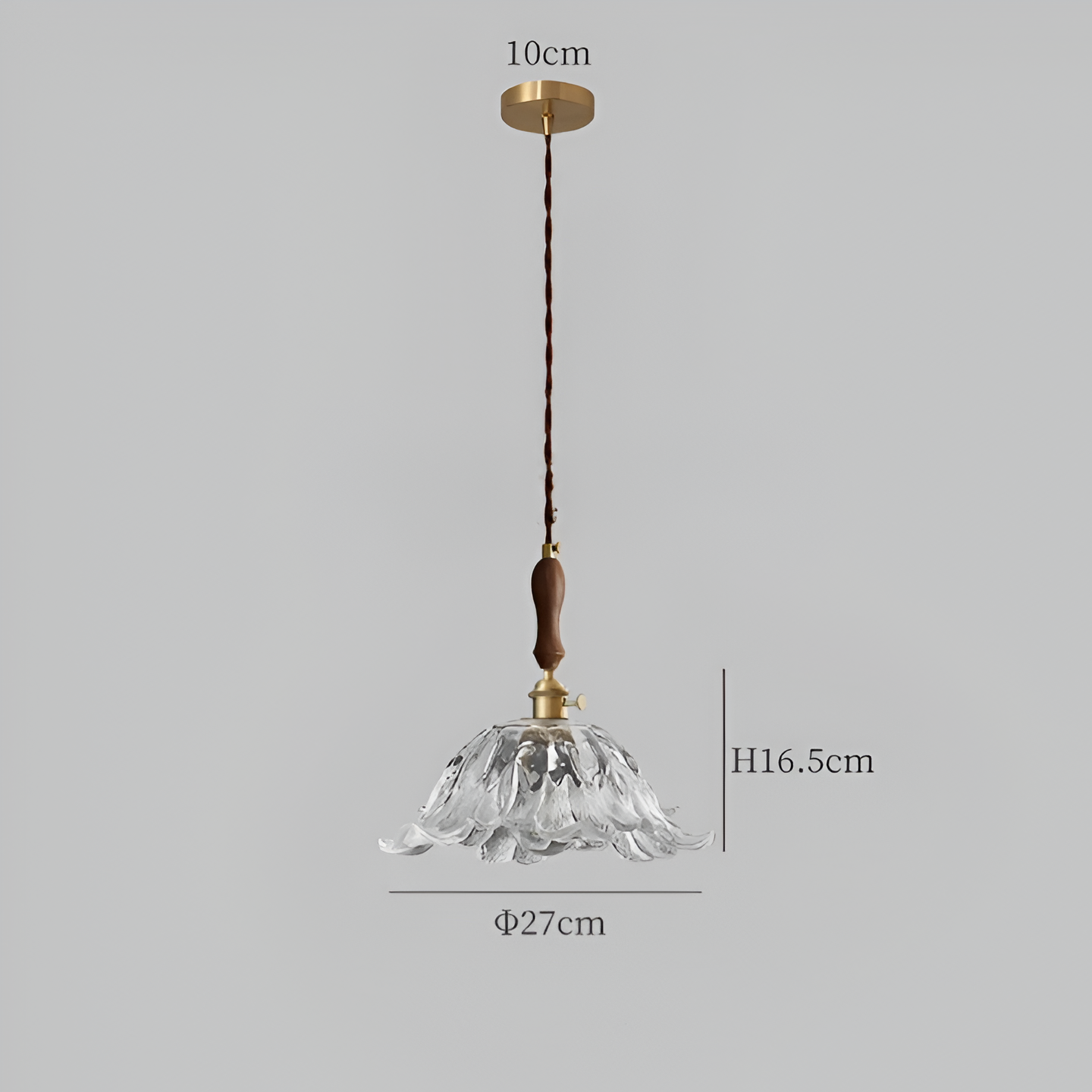 Casa Lumière Retro Franse Glazen Hanglamp - Sfeervol Licht & Klassiek Design