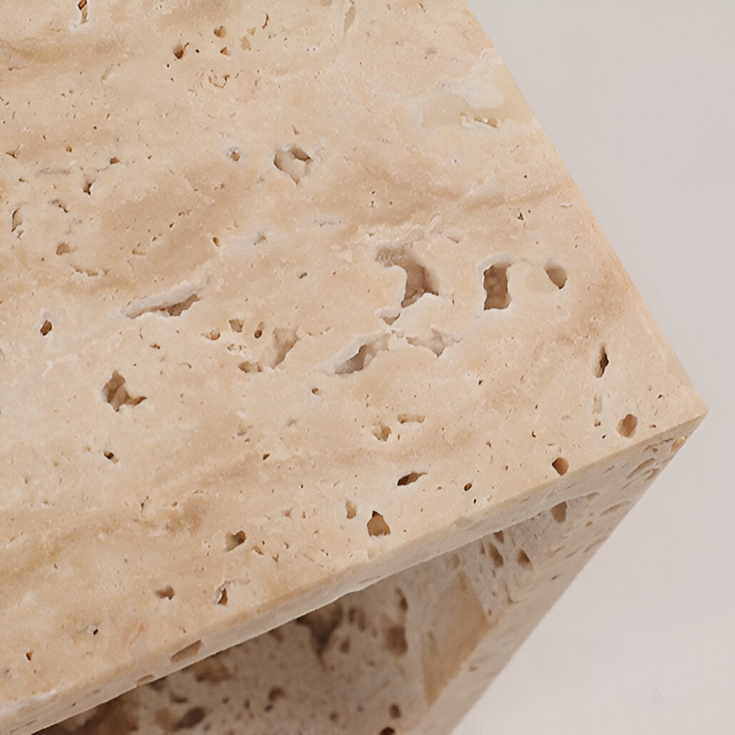 Casa Lumière Travertine Outdoor Wandlamp - Up & Down Gevelverlichting van Natuursteen