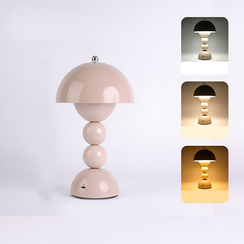 Casa Lumière Nordic Bud Draadloze Tafellamp – Sculpturaal Design, Zacht Diffuus Licht & Minimalistische Luxe