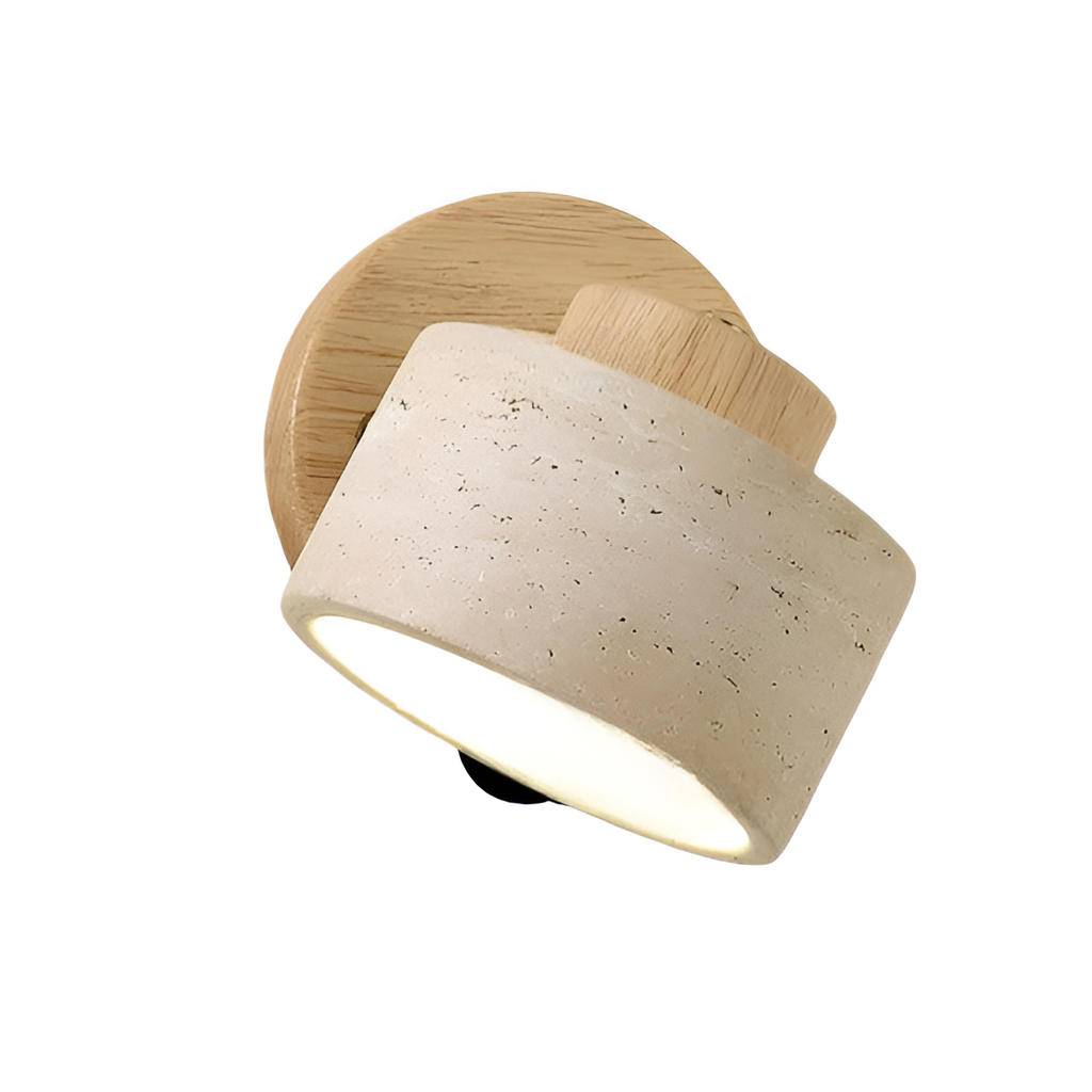 Casa Lumière Minimalistische Travertine Wandlamp - Verstelbare Wandverlichting